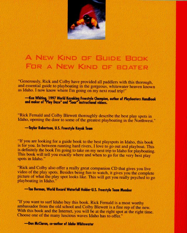 The Playboaters Guide to Idaho Back Cover